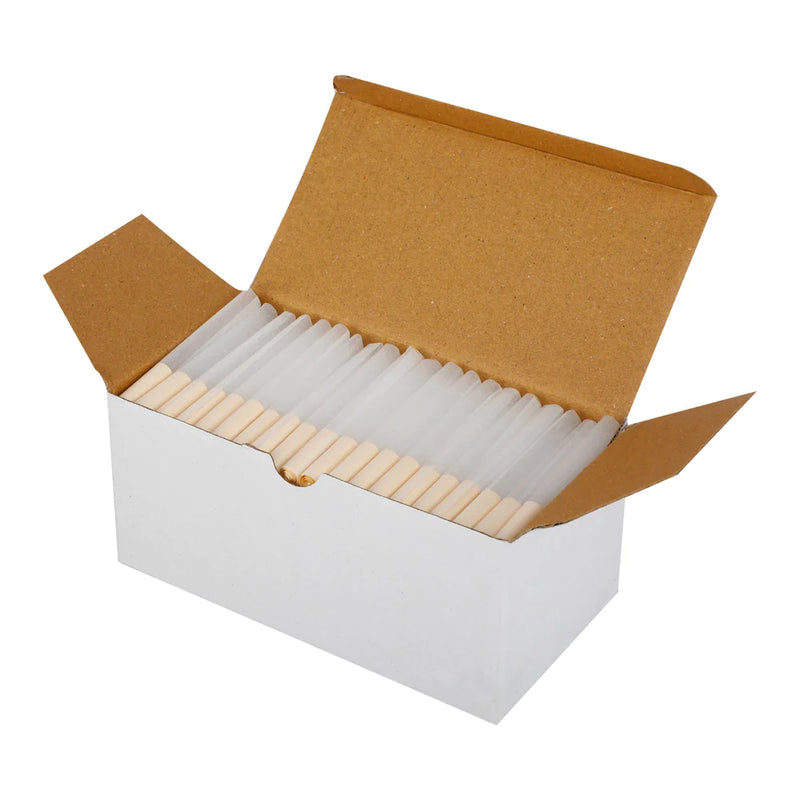 White box full of pre rolled blunt wraps