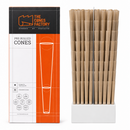 109mm King Size Unrefined Brown Paper M W Filter Cones