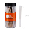 109mm King Size Unrefined Brown Paper M W Filter Cones Jars