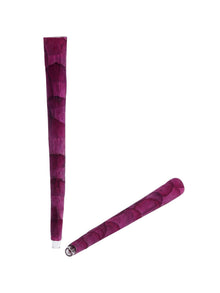 CÔNE DE 109 MM EN VERRE ROULÉ À LA MAIN - PÉTALES DE ROSE ROUGE - BOÎTE DE 150 CÔNES