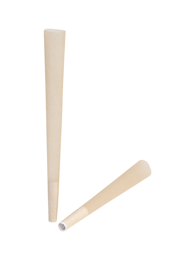 LITTLE FATBOY 120MM PRE ROLLED CONES - UNREFINED BROWN - JAR OF 25 CONES