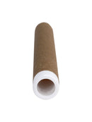 HAND ROLLED CERAMIC TIPS TUBES - BROWN HEMP WRAPPER - The Cones Factory