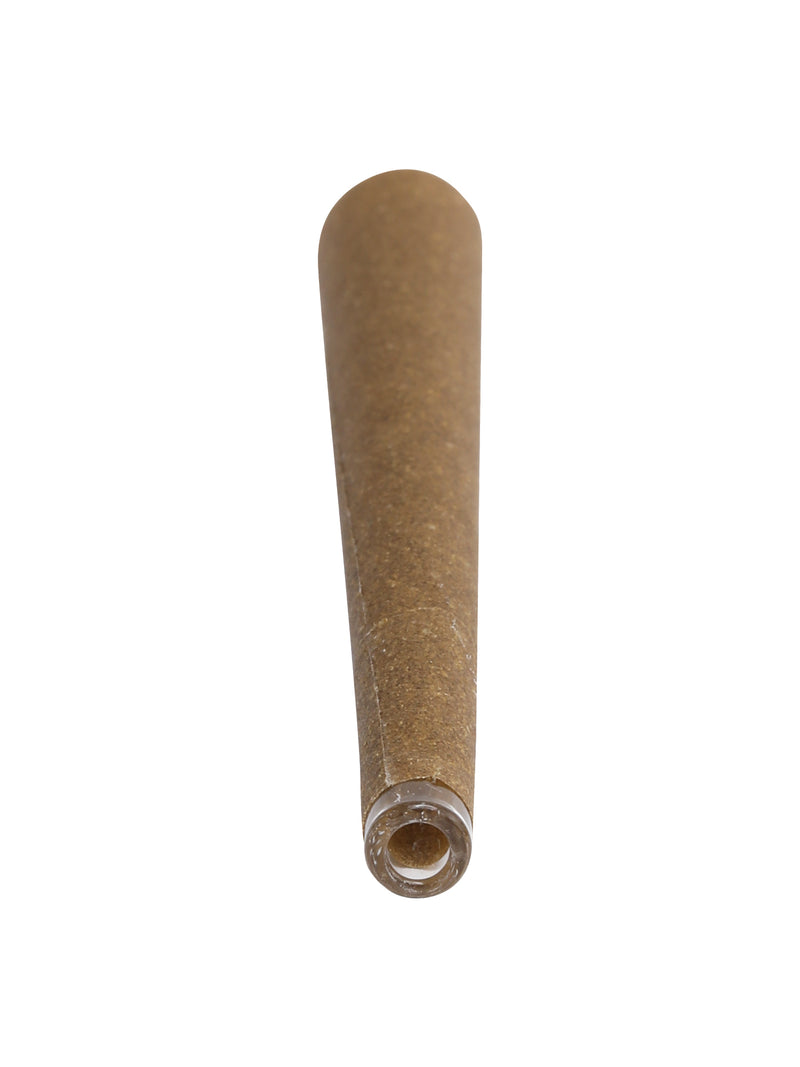 CÔNES À POINTES DE VERRE KING SIZE 109MM ROULÉS À LA MAIN - ENVELOPPE DE CHANVRE MARRON - BOÎTE DE 150 CÔNES