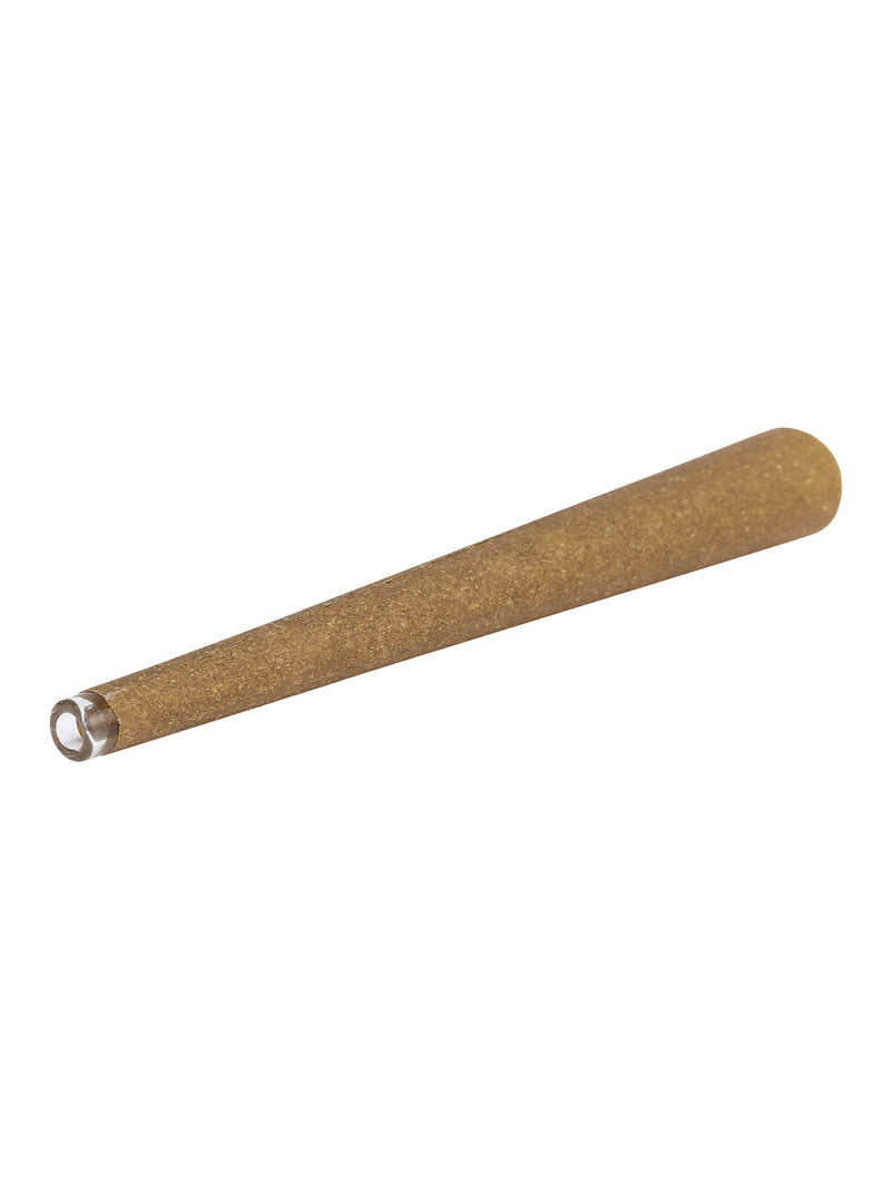 CÔNES À POINTES DE VERRE KING SIZE 109MM ROULÉS À LA MAIN - ENVELOPPE DE CHANVRE MARRON - BOÎTE DE 150 CÔNES