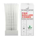 84MM (1 1/4 SIZE) PRE ROLLED CONES, BOX OF 900 CONES, FRENCH WHITE - The Cones Factory