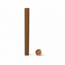 84mm (1-1/4) Brown Hemp Wrap Blunt Spiral Filter (Paper) 9mm Dia Tubes