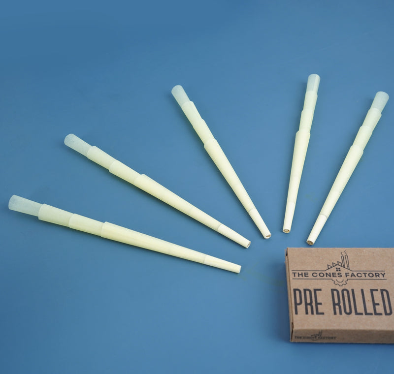 STANDARD 98MM PRE ROLLED CONES - MELLOW YELLOW - BOX OF 800 CONES