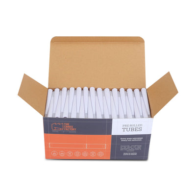 French White Conical Glass Filter 150 Cones/Pack - The Cones Factory