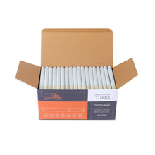 109 mm handgerollte Spiralfilterröhren (9 mm Durchmesser) – französisches weißes Papier – 170 Röhren/Packung