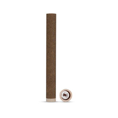 Green/Brown Hemp Wrap Tubes - Cylindrical Wood Filter - Dia 9mm 170 Tubes/Pack - The Cones Factory