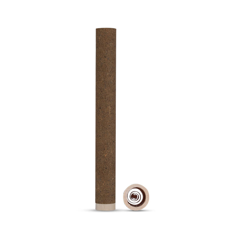 Green/Brown Hemp Wrap Tubes - Cylindrical Wood Filter - Dia 9mm 170 Tubes/Pack - The Cones Factory