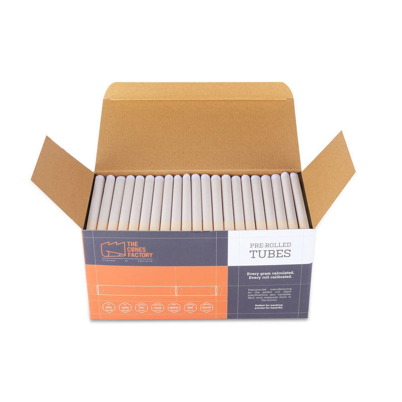 100% Organic Hemp Tubes - Spiral Filter - Dia 11mm 150 Tubes/Pack - The Cones Factory
