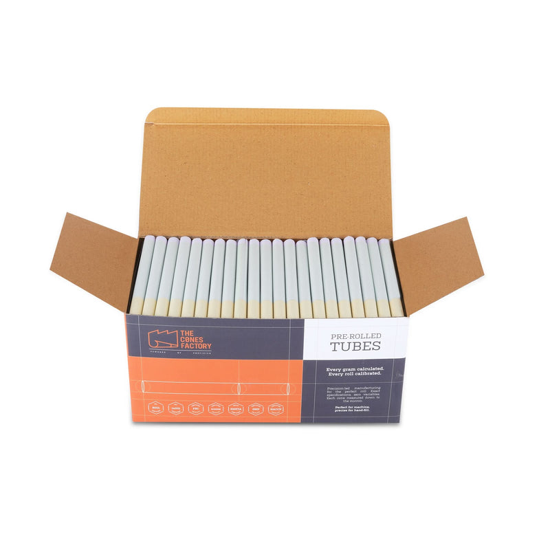 Light Green Tubes - Spiral Filter - Dia 11mm 150 Tubes/Pack - The Cones Factory