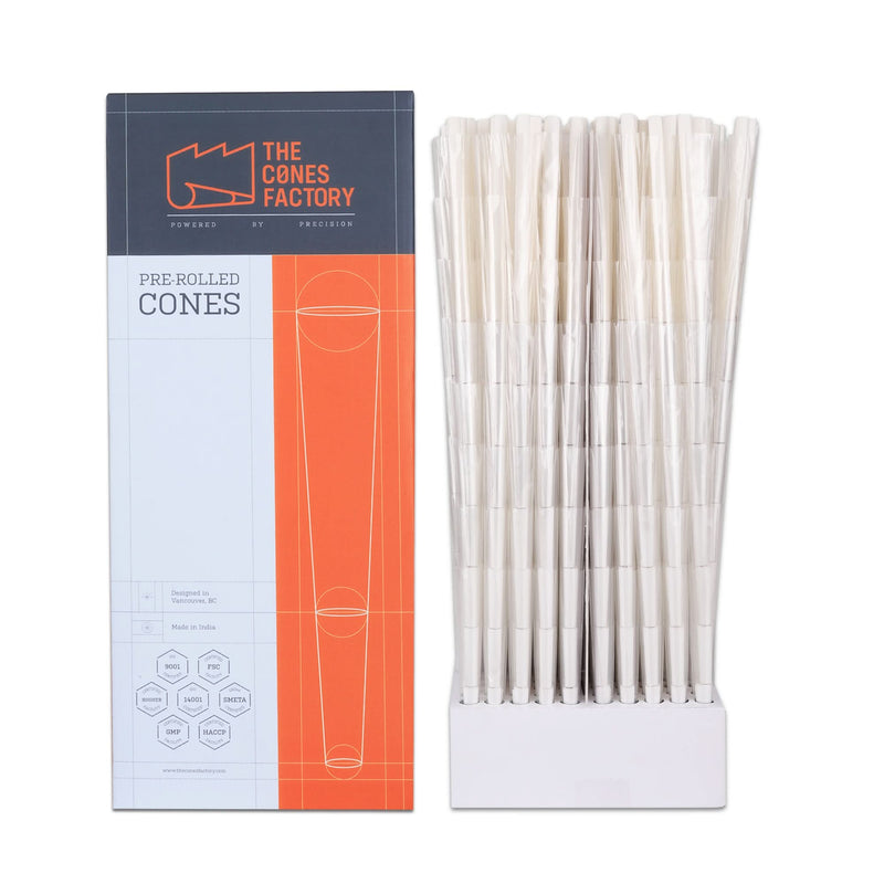 Cosmic Clear Cones with Spiral Filter Tip - The Cones Factory