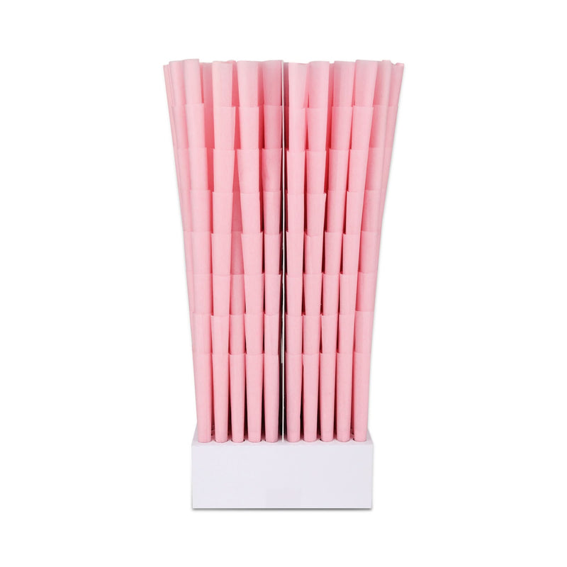 Blush Pink Cones with Spiral Filter Tip - The Cones Factory