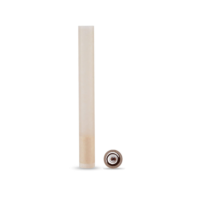 Unrefined Brown Tubes - Cylindrical Wood Filter - Dia 9mm 170 Tubes/Pack - The Cones Factory