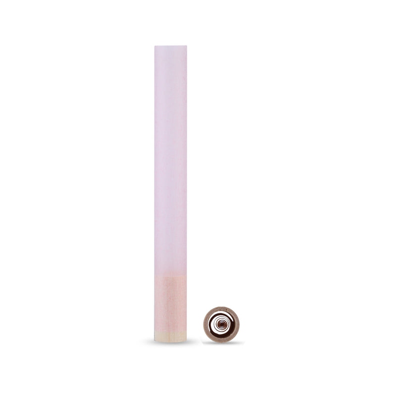Blush Pink - Cylindrical Wood - Dia 11mm 150 Tubes/Pack