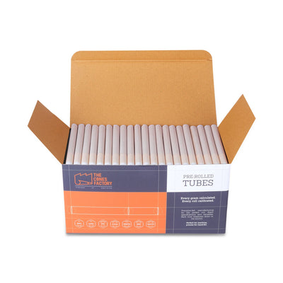 Unrefined Brown Tubes - Ceramic Filter - Dia 9mm 170 Tubes/Pack - The Cones Factory