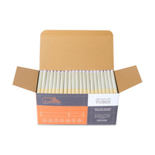 109 mm handgerollte Spiralfilterröhren (9 mm Durchmesser) – französisches weißes Papier – 170 Röhren/Packung