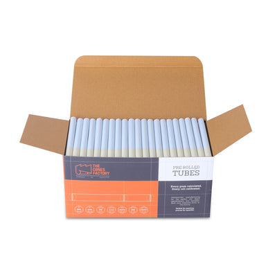 Sky Blue Tubes - Spiral Filter - Dia 9mm 170 Tubes/Pack - The Cones Factory