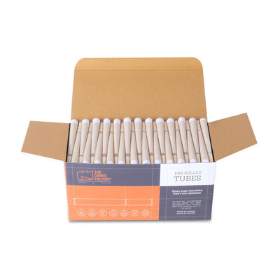 Unrefined Brown Cones with Conical Ceramic Filter Tips - The Cones Factory