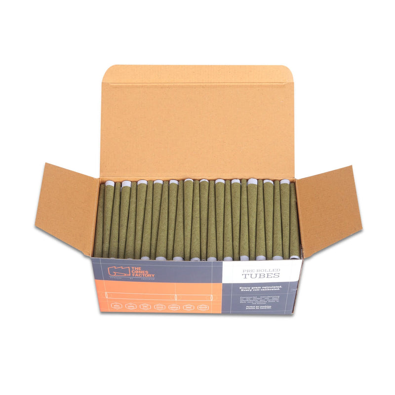 Hand Rolled Cones with Conical Ceramic Filter Tips - Hemp Wrapper - The Cones Factory