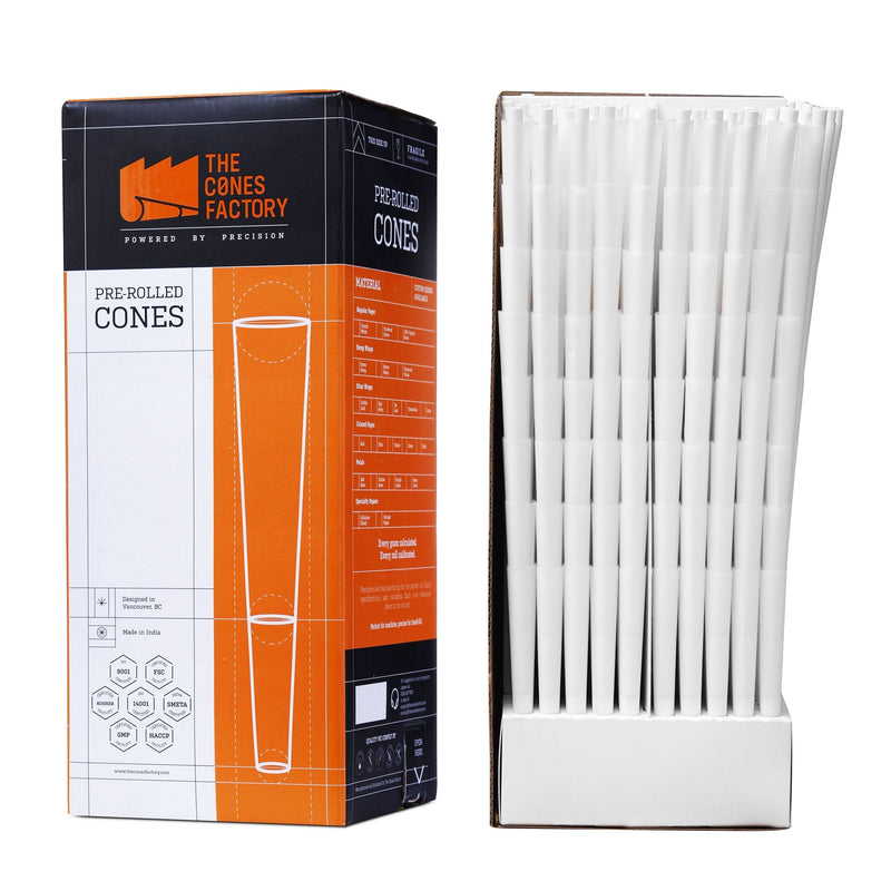 84mm (1-1/4) French White Paper M W Filter Cones