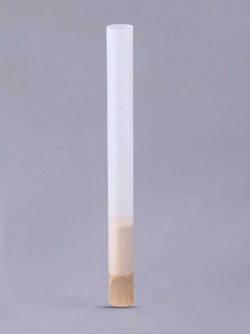 French White Refined Wood Filter Tubes 9mm Dia 170 Tubes/Pack - The Cones Factory