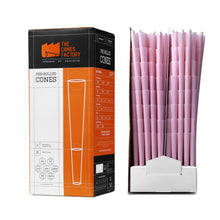 109mm King Size Pink Paper M W Filter Cones