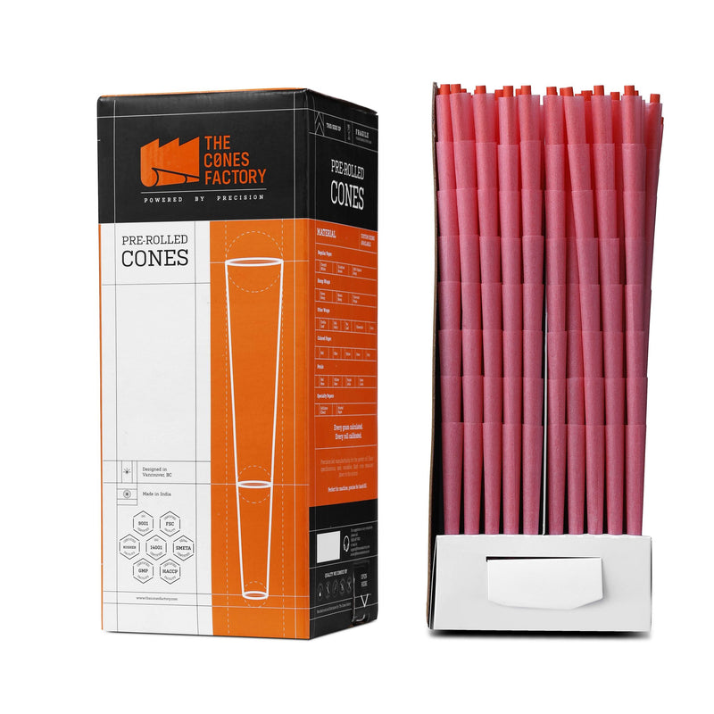 98mm Standard Red Paper M W Filter Cones