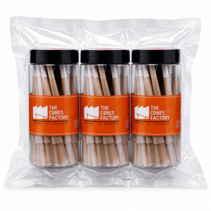 84mm (1-1/4) Unrefined Brown Paper MW Filter Cones Jars