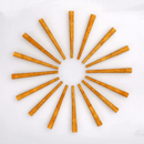 Rose Petal Cones - Yellow - Pack of 70 Cones - The Cones Factory