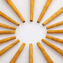 Rose Petal Cones - Yellow - Pack of 70 Cones - The Cones Factory