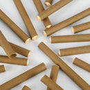 98mm Hemp Wrap Blunt Tubes, Brown Hemp - The Cones Factory