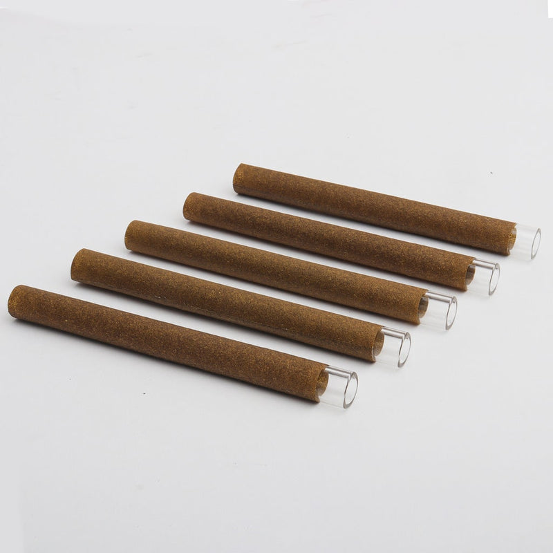 109 MM HAND ROLLED TUBES WITH GLASS FILTER TIPS - HEMP WRAPPER - 18 TUBES/ PACK