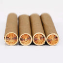 84MM HAND ROLLED TUBES - HEMP WRAPPER - 170 TUBES/ PACK Brown Hemp - The Cones Factory