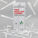 King Size 109mm Pre Rolled Cones - French White - Box of 800 Cones - The Cones Factory