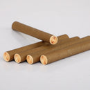 84MM HAND ROLLED TUBES - HEMP WRAPPER - 170 TUBES/ PACK Brown Hemp - The Cones Factory