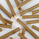 84MM HAND ROLLED TUBES - HEMP WRAPPER - 170 TUBES/ PACK Brown Hemp - The Cones Factory