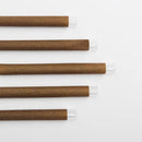 Hand Rolled Tubes with Glass Filter Tips - Hemp Wrapper Brown Hemp - The Cones Factory