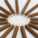 Hand Rolled Tubes with Glass Filter Tips - Hemp Wrapper Brown Hemp - The Cones Factory